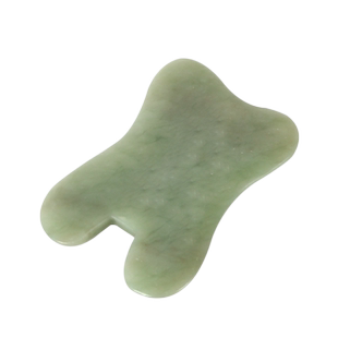 德宜生全息玉石刮痧板 天然绿色岫玉面部脸部眼部张秀琴刮痧板