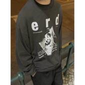 Riches Deprimes ERD忧郁 Enfants 富二代做旧相片印花长袖 T恤潮