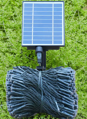 太阳能小彩灯带闪灯串灯带满天星星户外防水庭院七彩灯装饰氛围灯