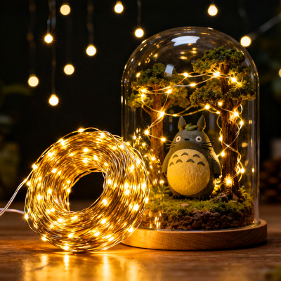 铜线灯led发光氛围灯珠星星装饰