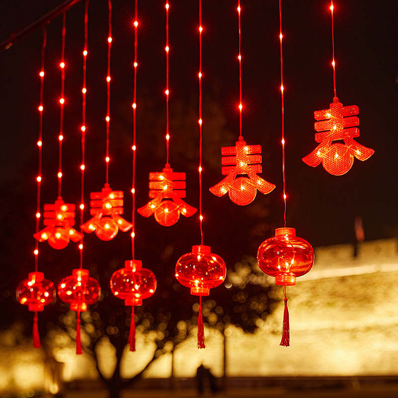 2026过新年红灯笼发光家用