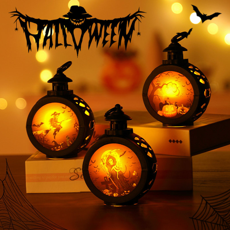 万圣节装饰品道具恐怖南瓜灯鬼屋前台橱窗摆件场景布置气氛围拍照