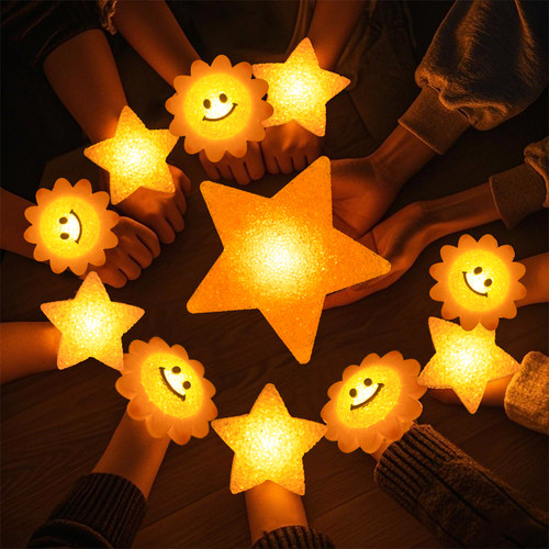 小星星太阳花手持手腕发光灯儿童