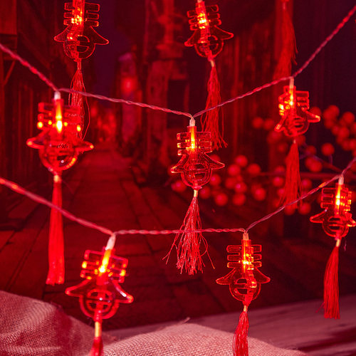 春字小红灯笼2024新年装饰春节