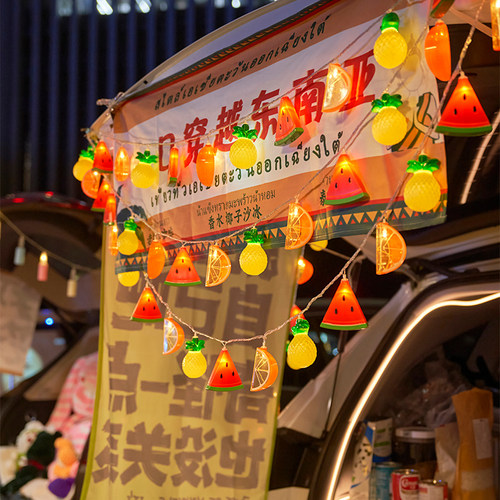户外led小彩灯闪灯网红地摊小铺