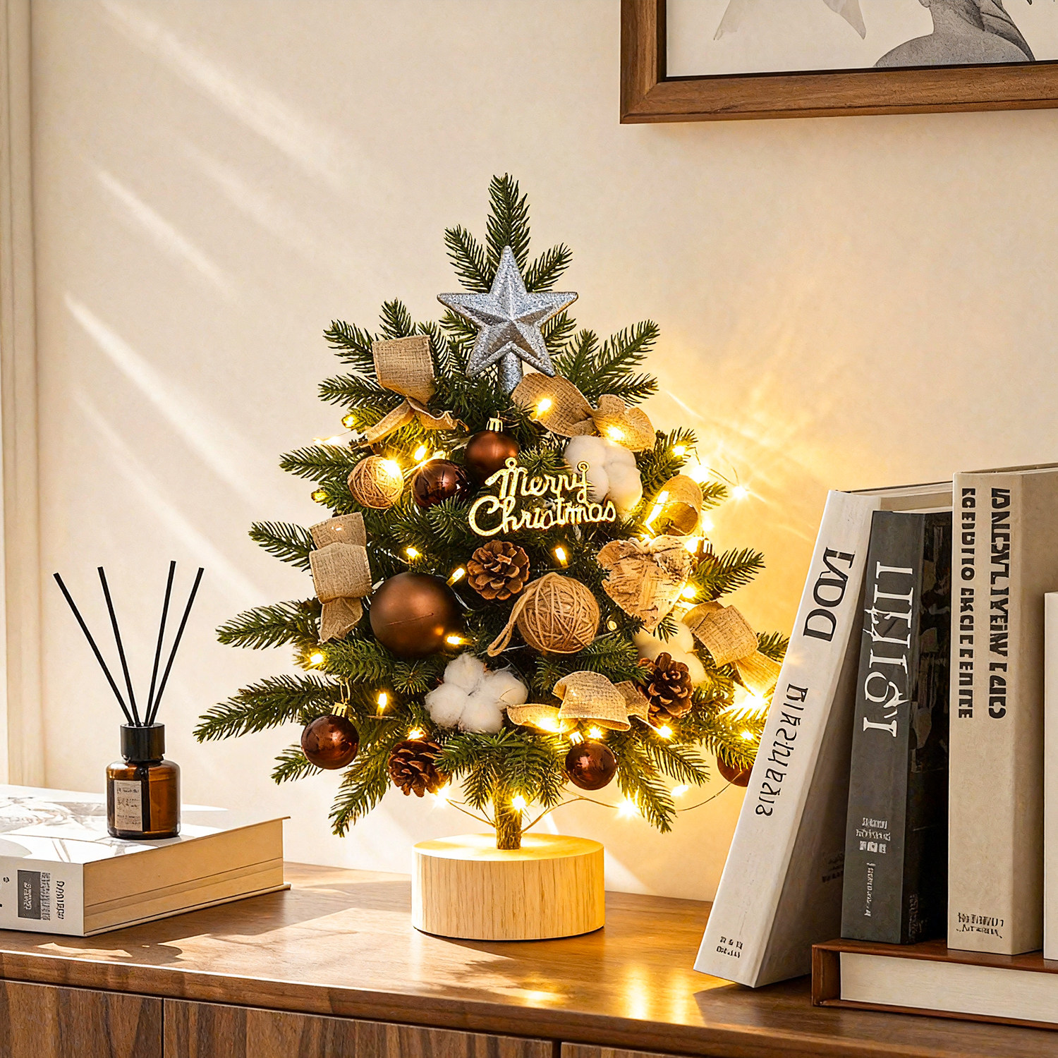 2025新款圣诞节迷你小型圣诞树