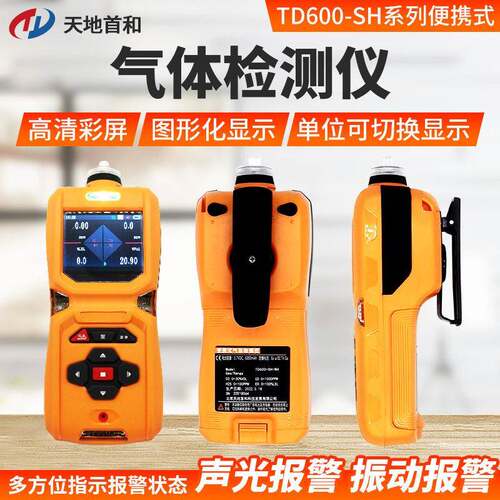 TD600-SH-H2S便携式硫化氢检测仪彩屏显示有毒有害气体检测仪
