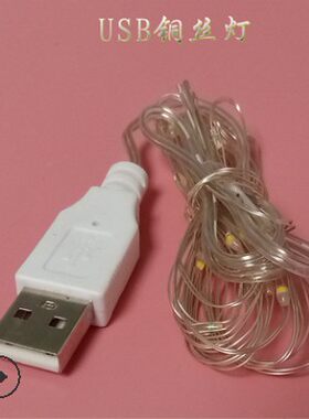 LED铜线灯USB礼盒串彩迷你小