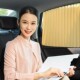 汽车窗帘遮阳帘防蚊纱窗车窗防晒车帘私密磁吸式 轨道通用型遮光帘