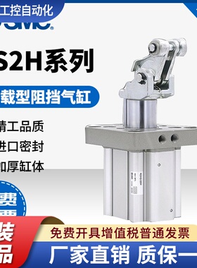 SMC 全新流水线重载型阻挡气缸RS2H80-40DL-DM-BL-BM-TL-TM-D