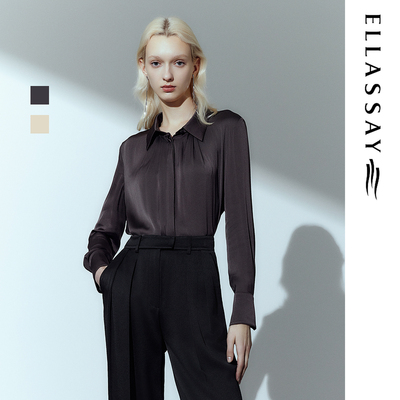 ELLASSAY歌力思2026春夏新款优雅气质通勤职场衬衫EWD352C01100