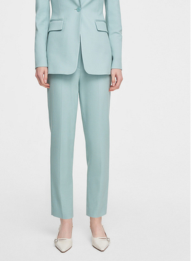 ELLASSAY歌力思春季新款新疆长绒棉百搭西裤女EWE351K00600