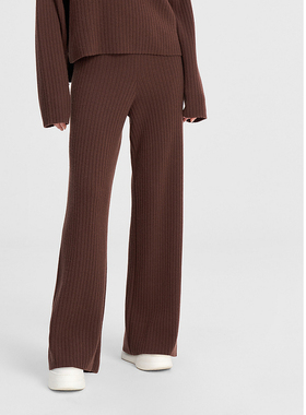 ELLASSAY歌力思秋季新款绵羊毛简约垂感针织休闲裤女EWW343M07900