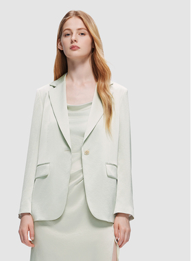 ELLASSAY歌力思夏季新款薄荷曼波三醋酸西装女EWD353T00200