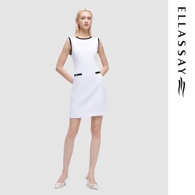 ELLASSAY歌力思2026春夏新款时尚百搭无袖连衣裙女EWD352Y07800
