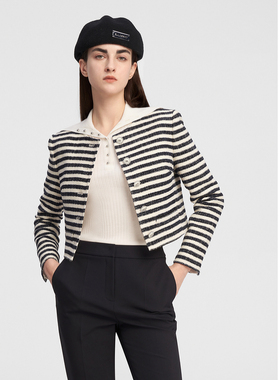 ELLASSAY歌力思秋季新款绵羊毛都市休闲修身针织衫女EWE343M00600