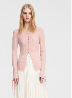 ELLASSAY歌力思秋季新款羊毛温柔甜美修身针织衫女EWB353M01500