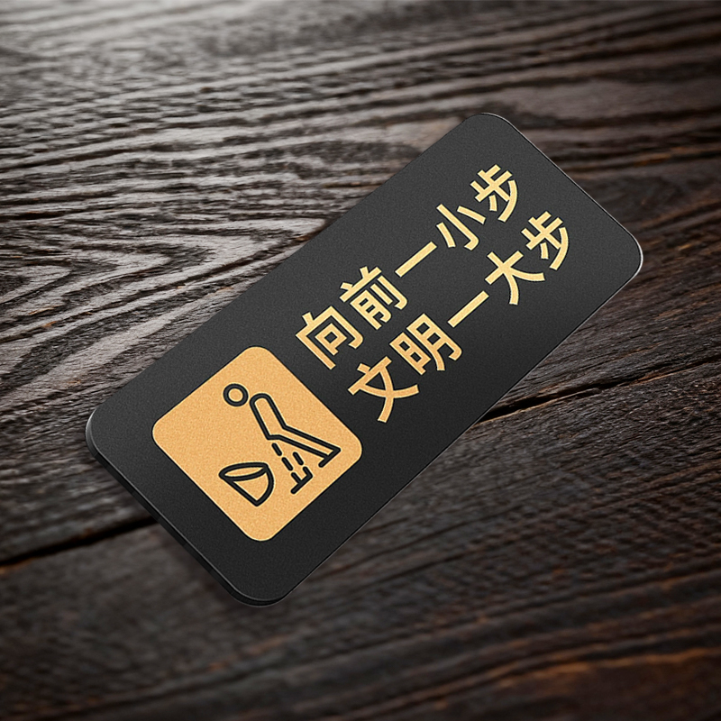 亚克力洗手间指示牌定制
