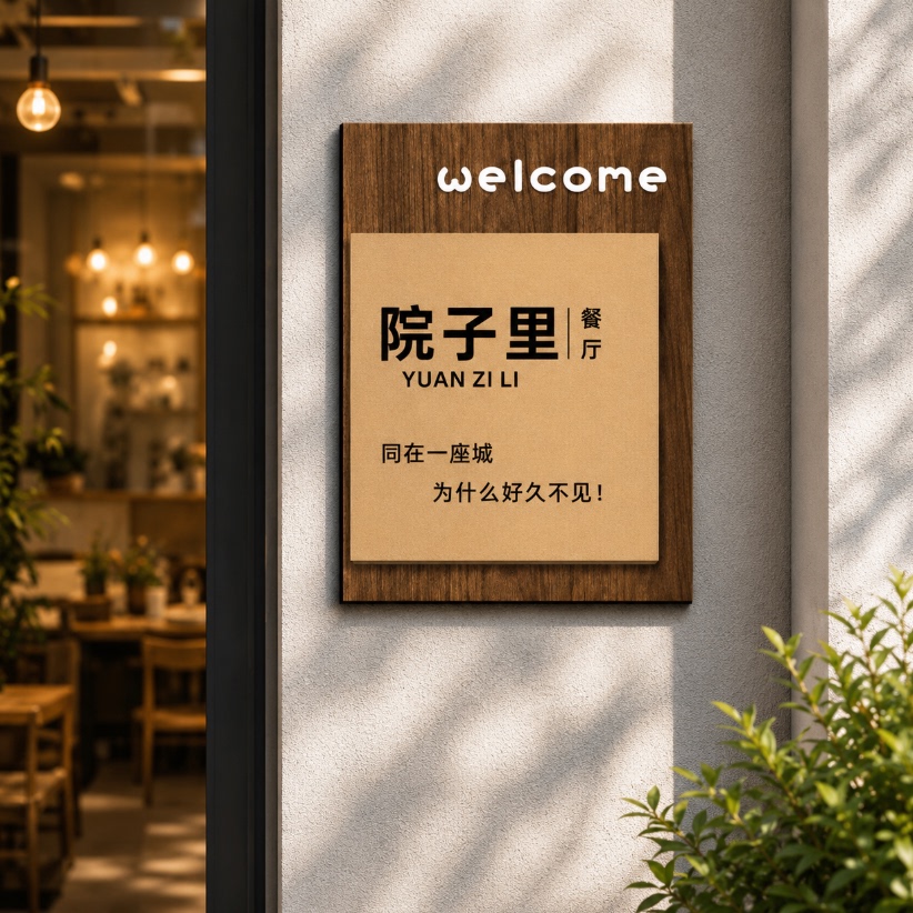 店铺营业时间亚克力玻璃贴定制