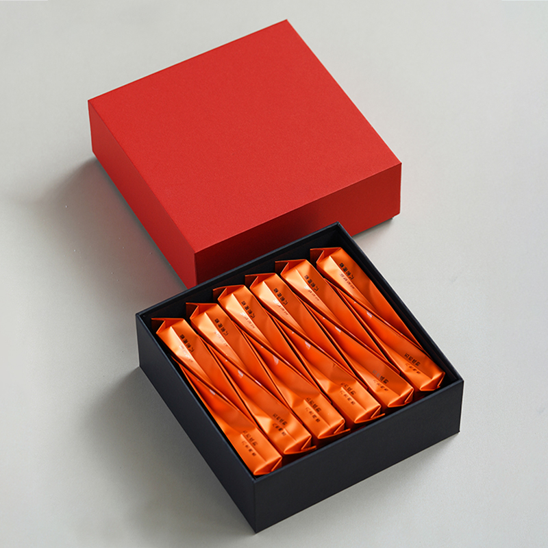 武夷岩茶包装盒空礼盒长泡袋铁观音红茶绿茶肉桂摆泡茶叶礼盒定制