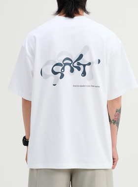 NUMBERSALT25SS「空气层2.0」速干凉感弹性印花打底短袖T恤男女夏