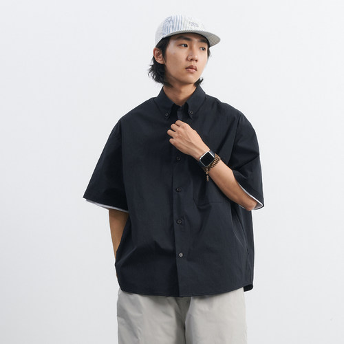 NUMBERSALT翻领短袖青春流行