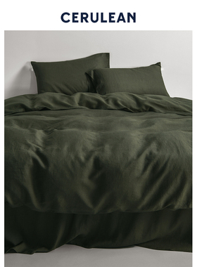 CERULEAN蔚澜100%纯亚麻床上四件套2026新款透气轻奢高级感主卧室