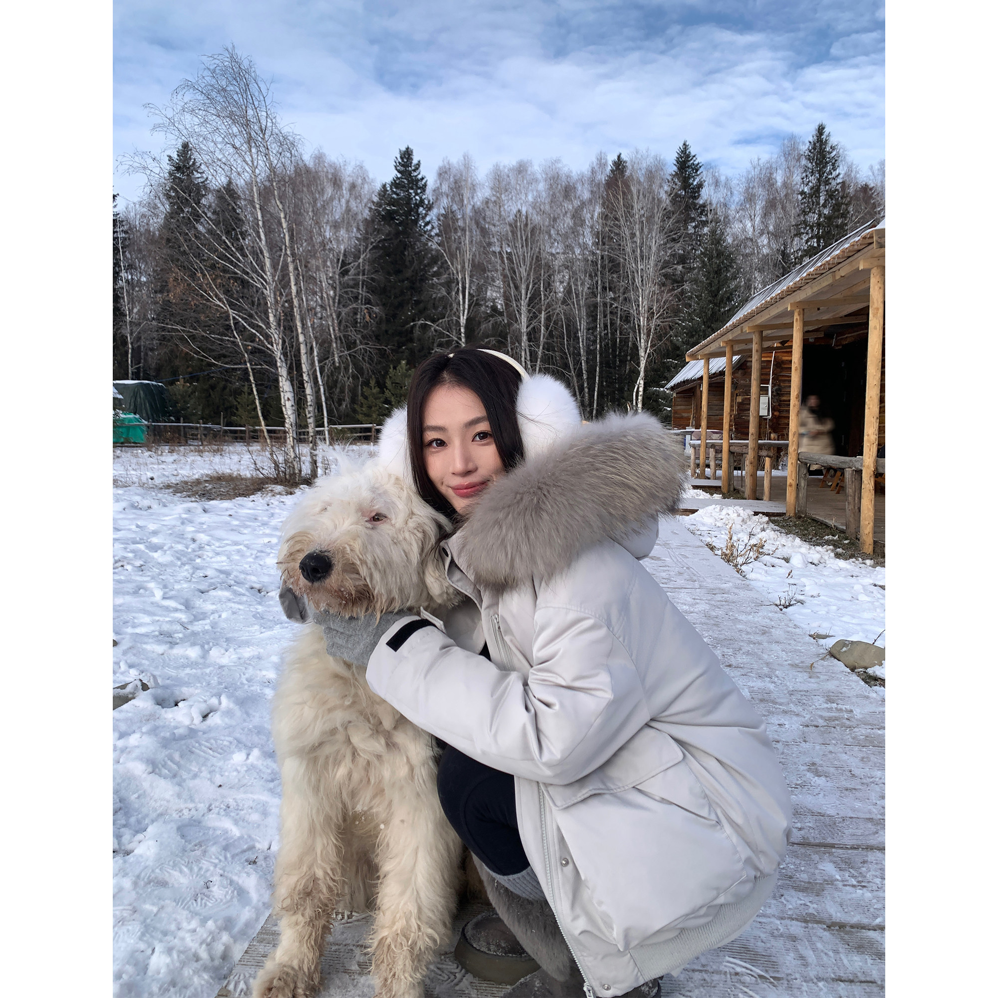 pusumede 柏林粉雾 粉色工装派克羽绒服女毛领连帽白鸭绒保暖外套,女装/女士精品,羽绒服,淘宝优惠券,粉丝福利购,淘宝优惠卷