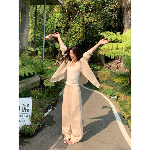 pusumede衬衫/长裤/短裤三件套