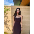 针织内搭鱼尾裙 亮片拼接吊带连衣裙女气质修身 pusumede 心动归属