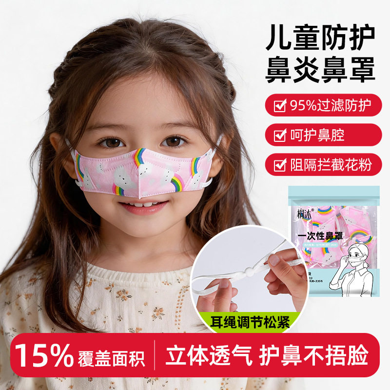 一次性鼻炎防过敏口罩易呼吸