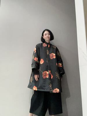 意大利进口印花夹棉外套MC8950