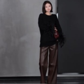 潮牌女装 圆领长袖 打底上衣MW10707