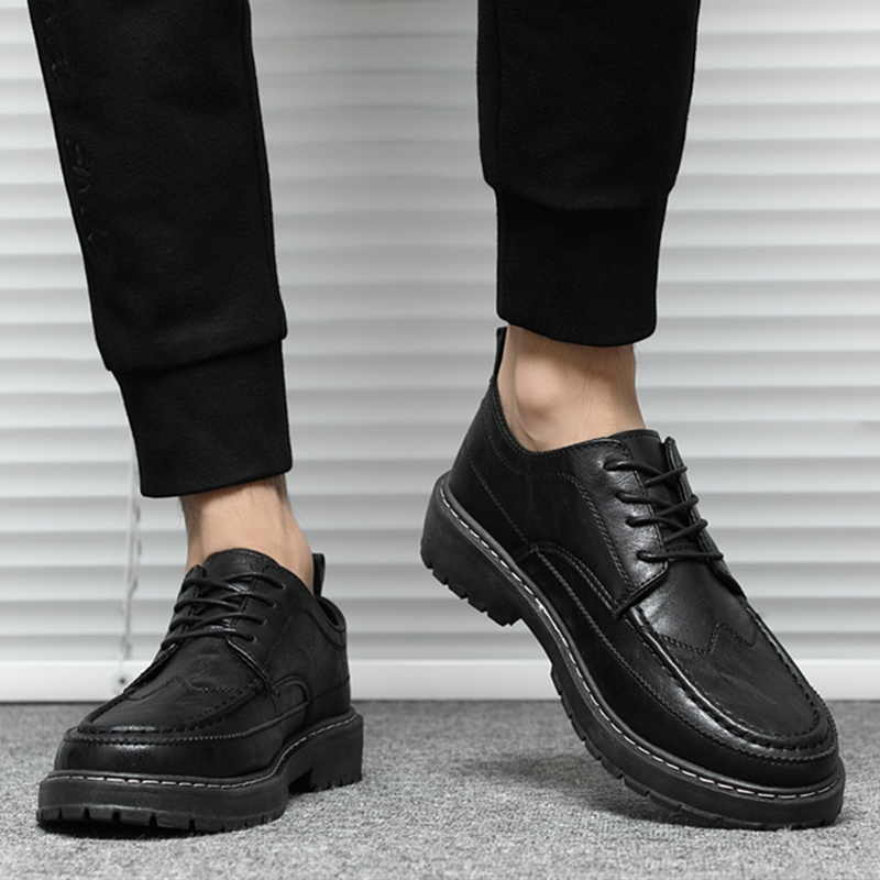 韩版潮流商务正装休闲风上班皮鞋