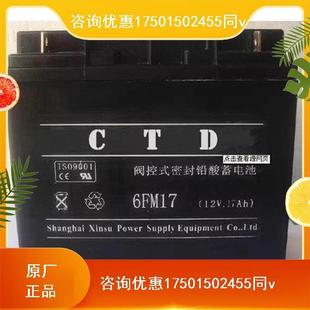 CTD蓄电池6FMGFM100铅酸免维护12V17A24A38A65A100A120A直流屏UPS