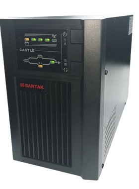 UPS不间断电源C1K在线式稳压1KVA 800W内置电池CASTLE 1K