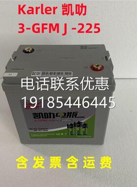 凯叻蓄电池3-GFMJ-225电动汽车小火车洗地机扫地车巡逻车6V225AH