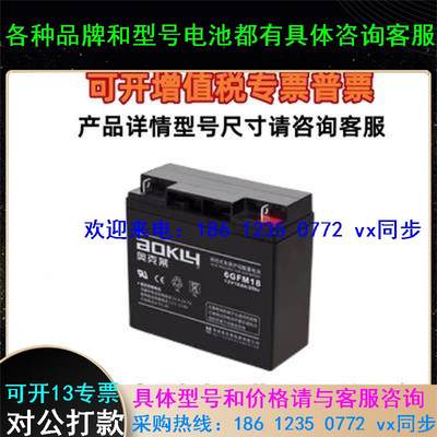 AOKLY蓄电池6FM20医疗设备UPS/EPS消防主机通讯12V20AH