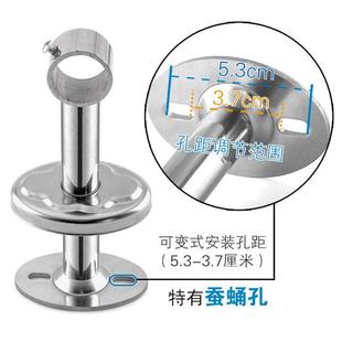 晾衣不锈钢固外墙晒衣室杆衣吊座顶装 阳侧台晾衣架定式 杆挂杆内墙