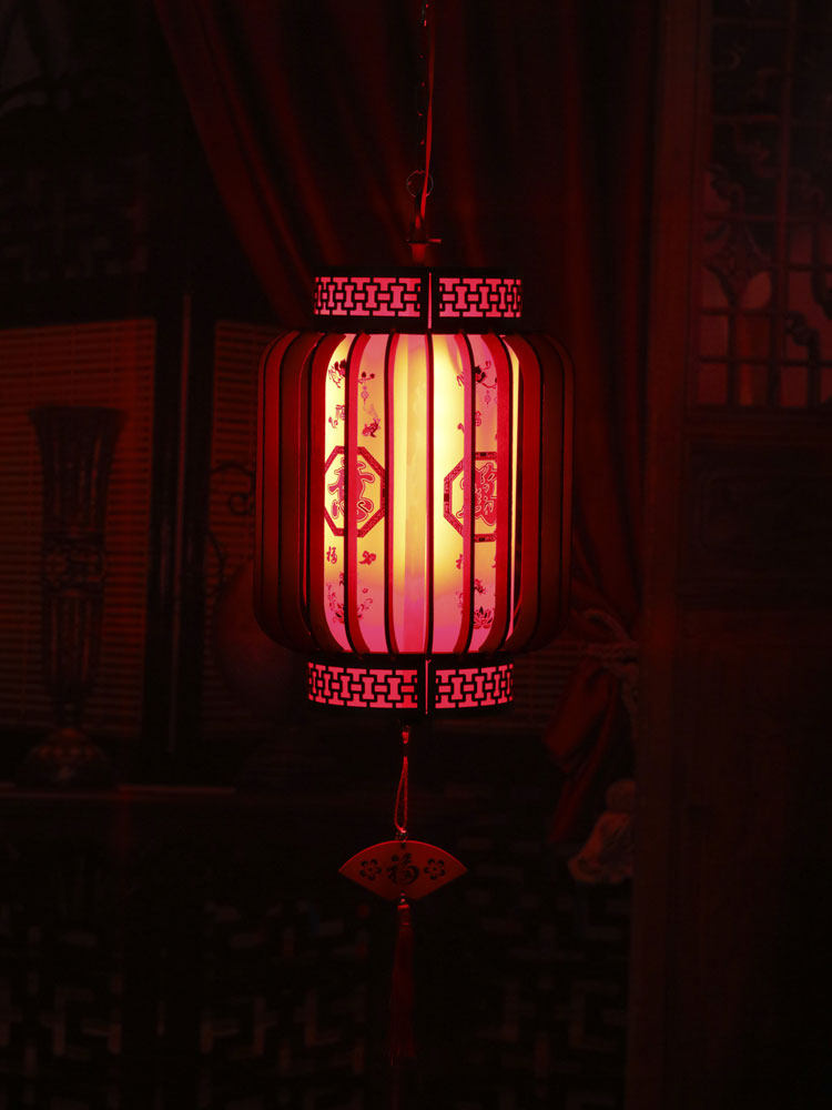 新年红灯笼结婚旋转仿古2023新款中式阳台大门宫灯乔迁走马灯装饰