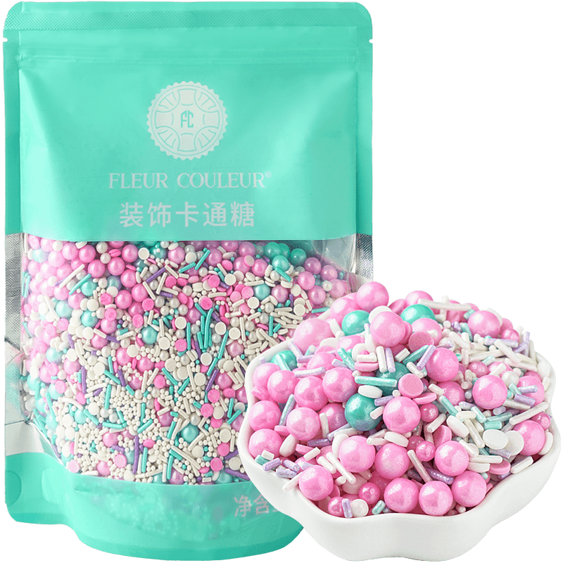 FC网红潮流蛋糕装饰糖珠甜甜圈