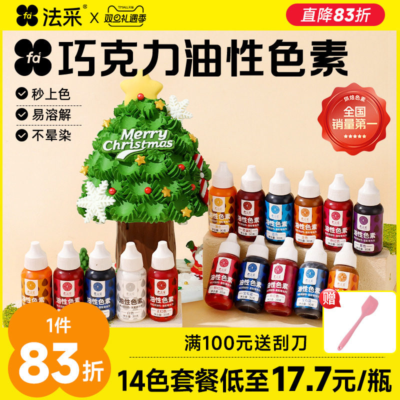 fc法采油性色素巧克力烘焙