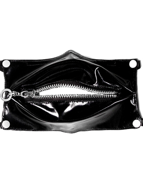 INSIDE OUT 2021暗黑先锋潮流机能风独立设计师小众拉链口罩黑色