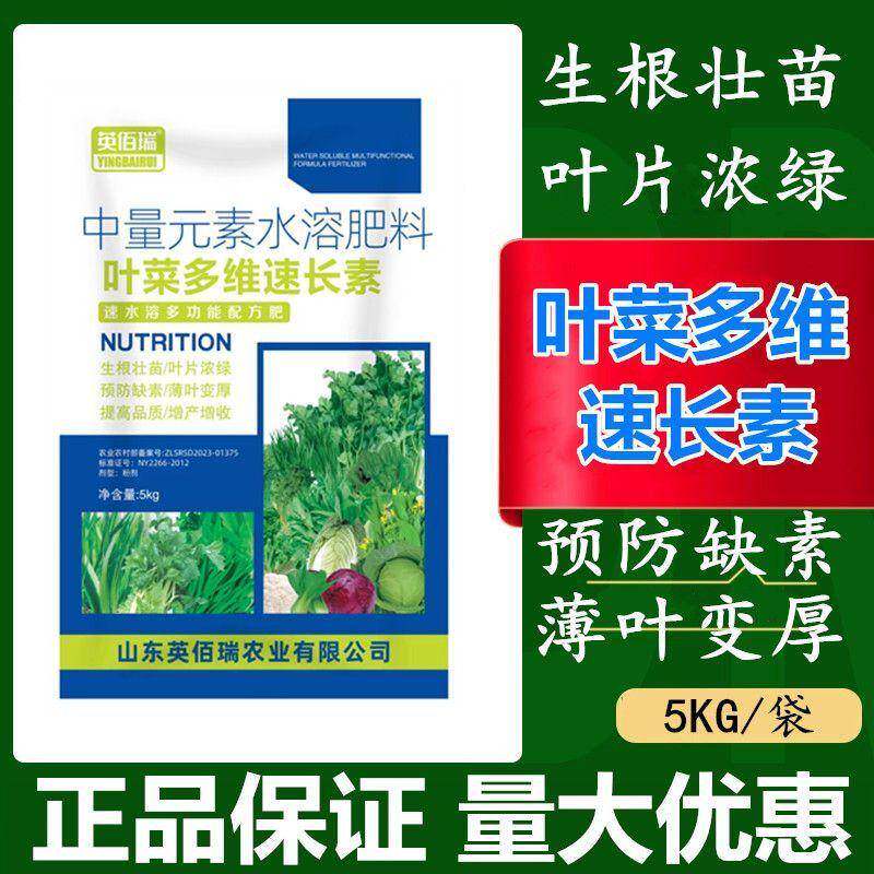 叶菜猛长叶面肥蔬菜小白菜大白菜豌豆尖青菜油麦菜生菜催生促长剂