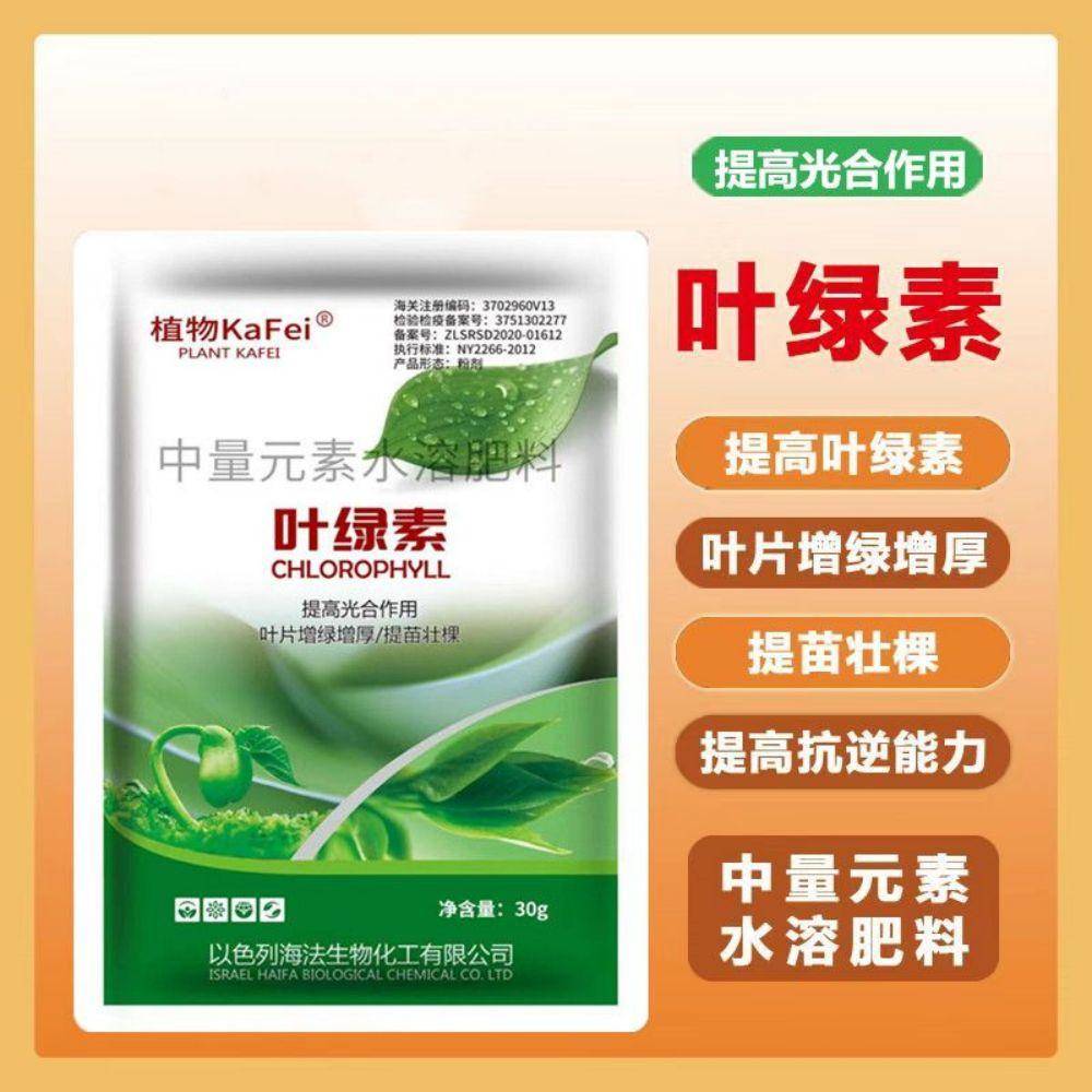 叶绿素叶面肥番茄草莓小麦花生玉米黄瓜番茄专用控旺绿叶宝水溶肥