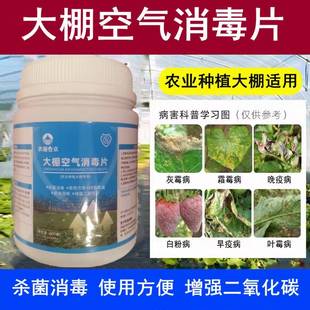 大棚烟雾杀菌剂农用熏棚药预防灰霉病叶霉病草莓食用菌空气消毒片