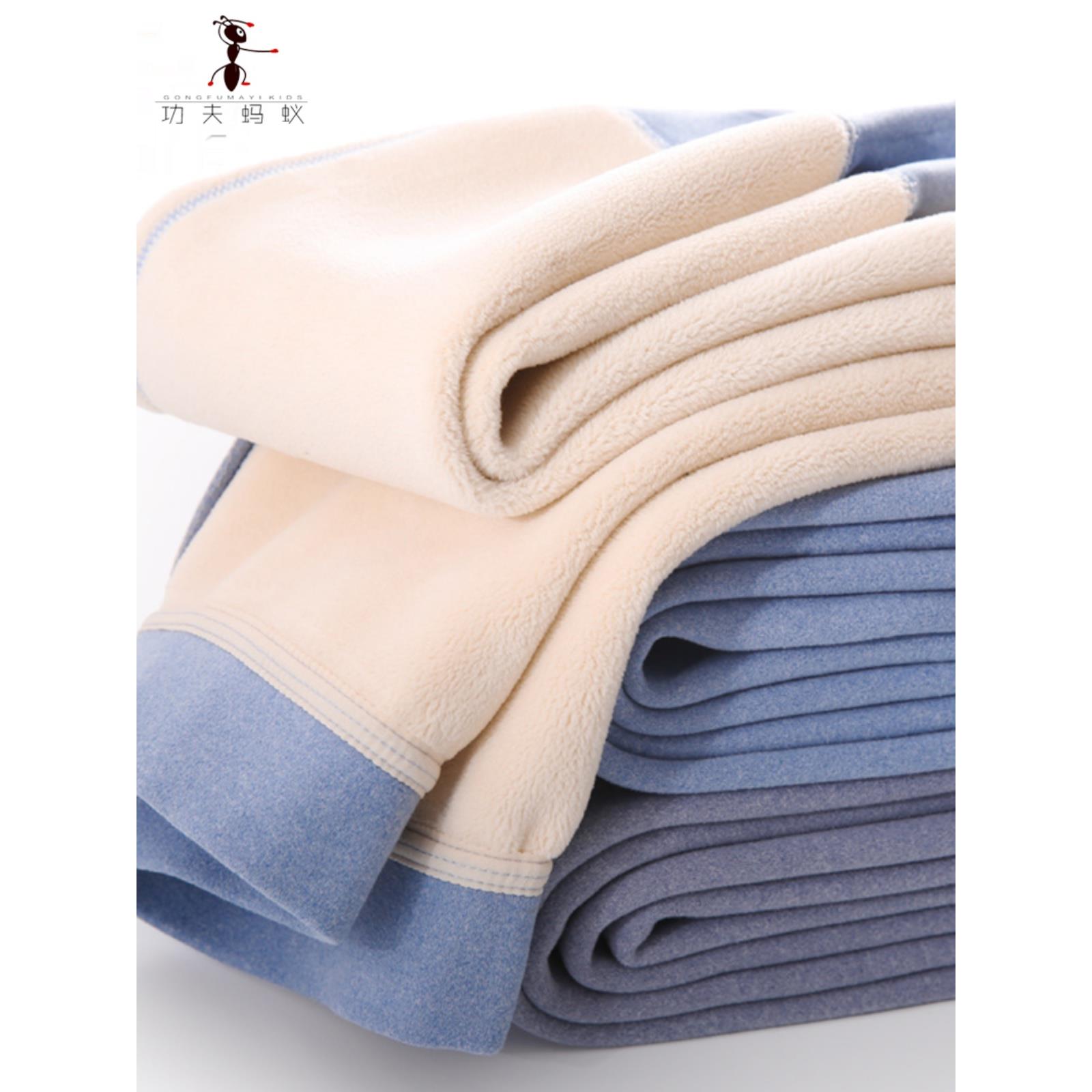 秋冬季男童德绒保暖裤内穿