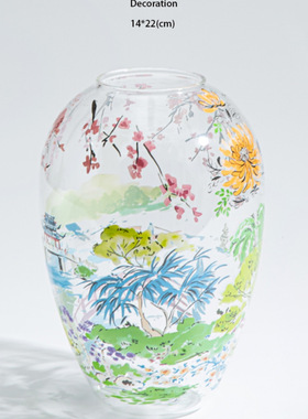 不止家居“江南之春”店主私藏花瓶威尼斯藏品琉璃摆件客厅新中式