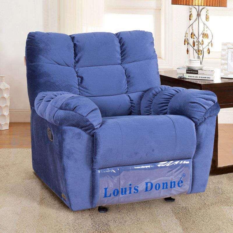 现代简约小户型布艺单人沙发可摇可躺懒人客厅休闲躺椅客厅轻奢