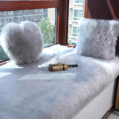 飘窗垫窗台垫可水洗榻榻米垫子定制卧室阳台窗户毛毛坐垫长毛绒